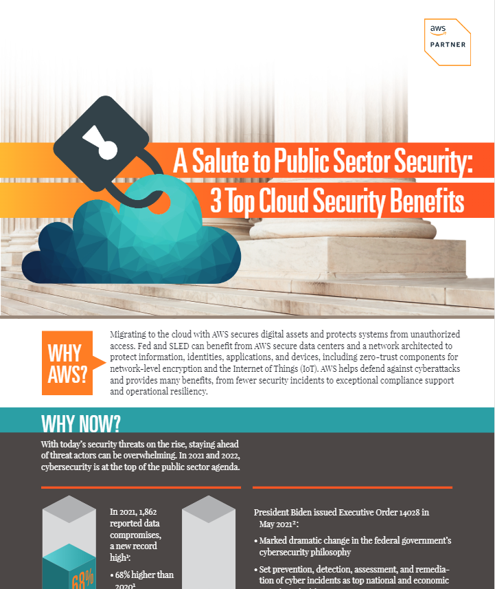 A Salute to Public Sector Security: 3 Top Cloud Security Benefits