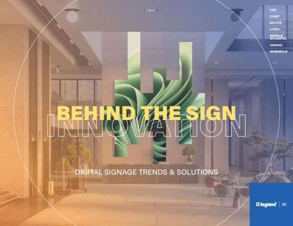 Behind the Sign Innovation: Digital Signage Trends and Solutions ...