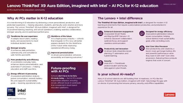 Why AI PCs matter in K-12 education